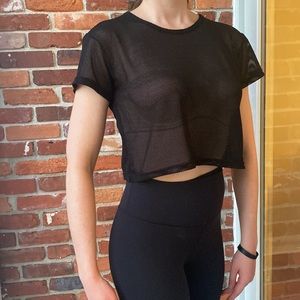 Mesh crop top